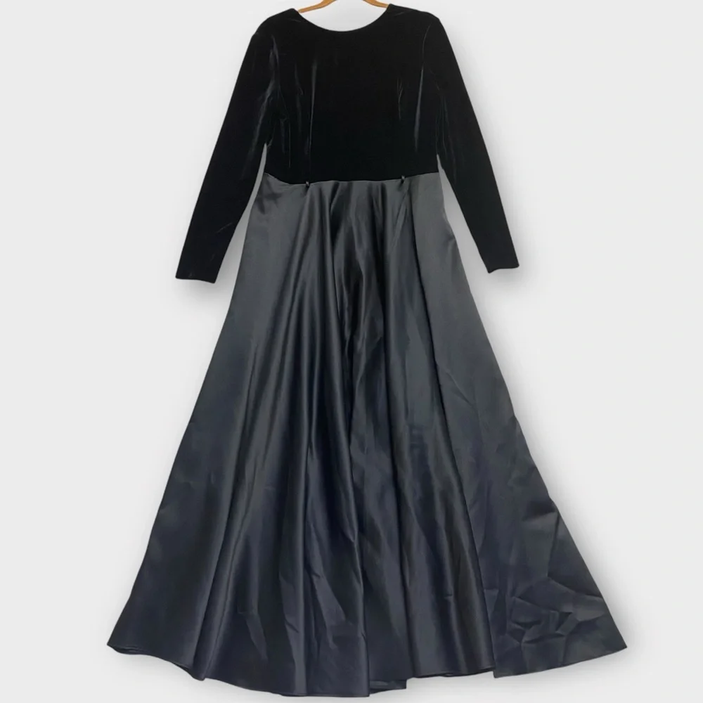 Vintage Scott McClintock Dress Size 16 Velvet Whimsigoth Formal Fairy Grunge
